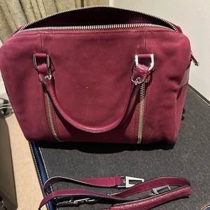 Zadig & Voltaire burgundy purse